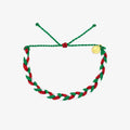 Under the Mistletoe Braided Bracelet