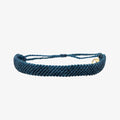 Bracelet tissé plat et large