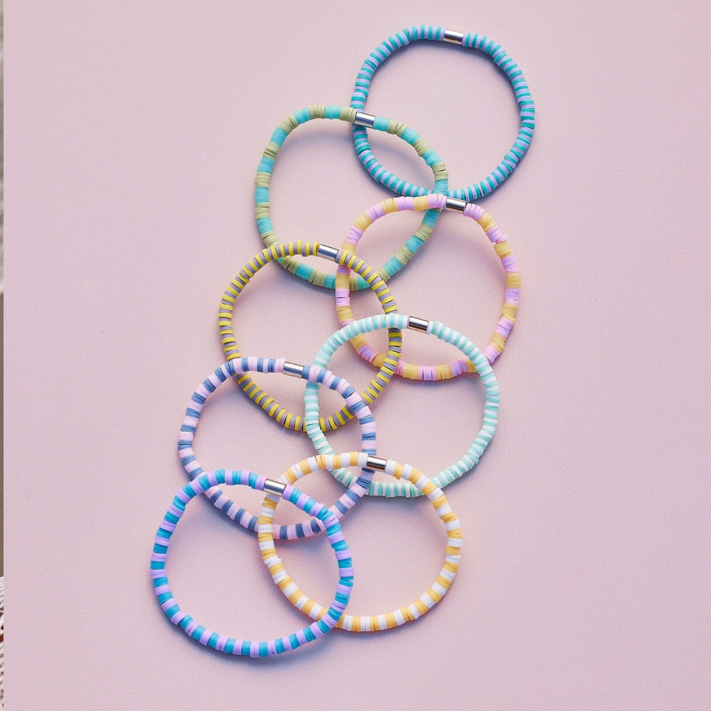 Ensemble de 8 bracelets extensibles « Vacation Vibes »