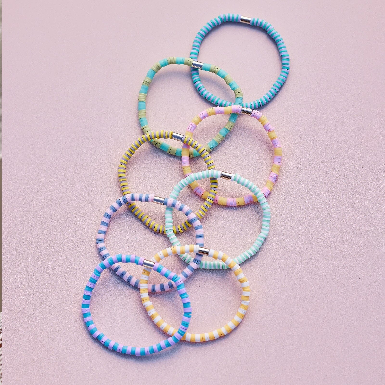 Ensemble de 8 bracelets extensibles « Vacation Vibes »