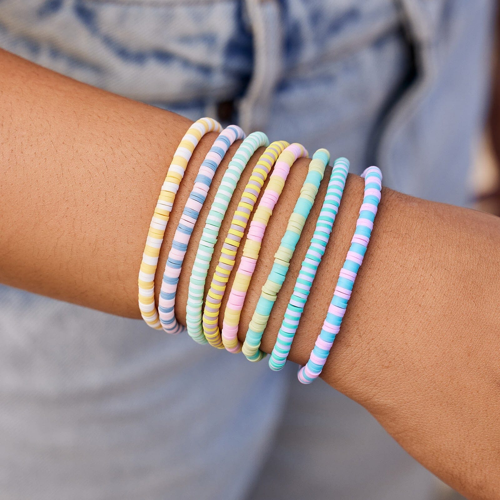 Ensemble de 8 bracelets extensibles « Vacation Vibes »