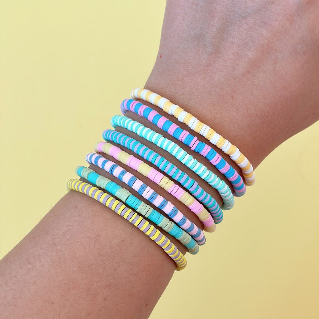 Ensemble de 8 bracelets extensibles « Vacation Vibes »