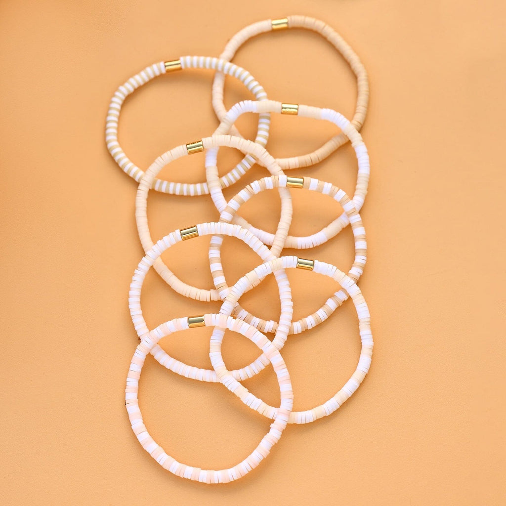 Ensemble de 8 bracelets extensibles Leche