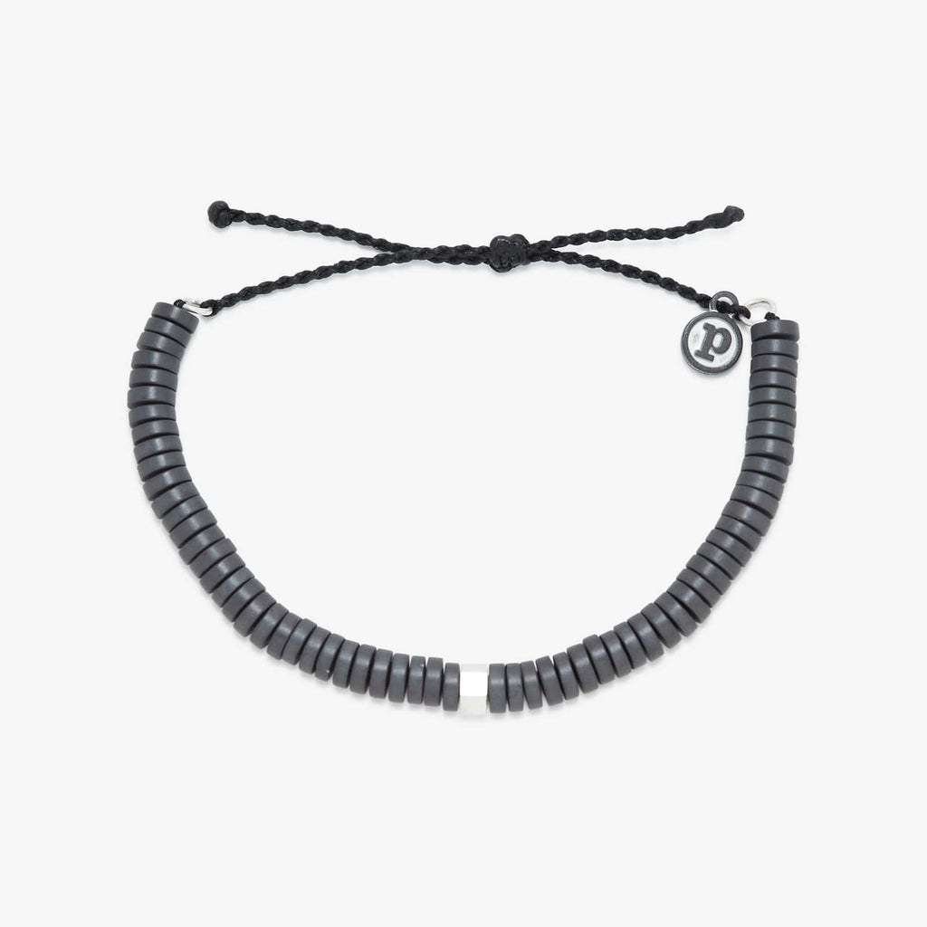 Bracelet en pierre anthracite pour hommes
