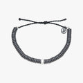 Bracelet en pierre anthracite pour hommes