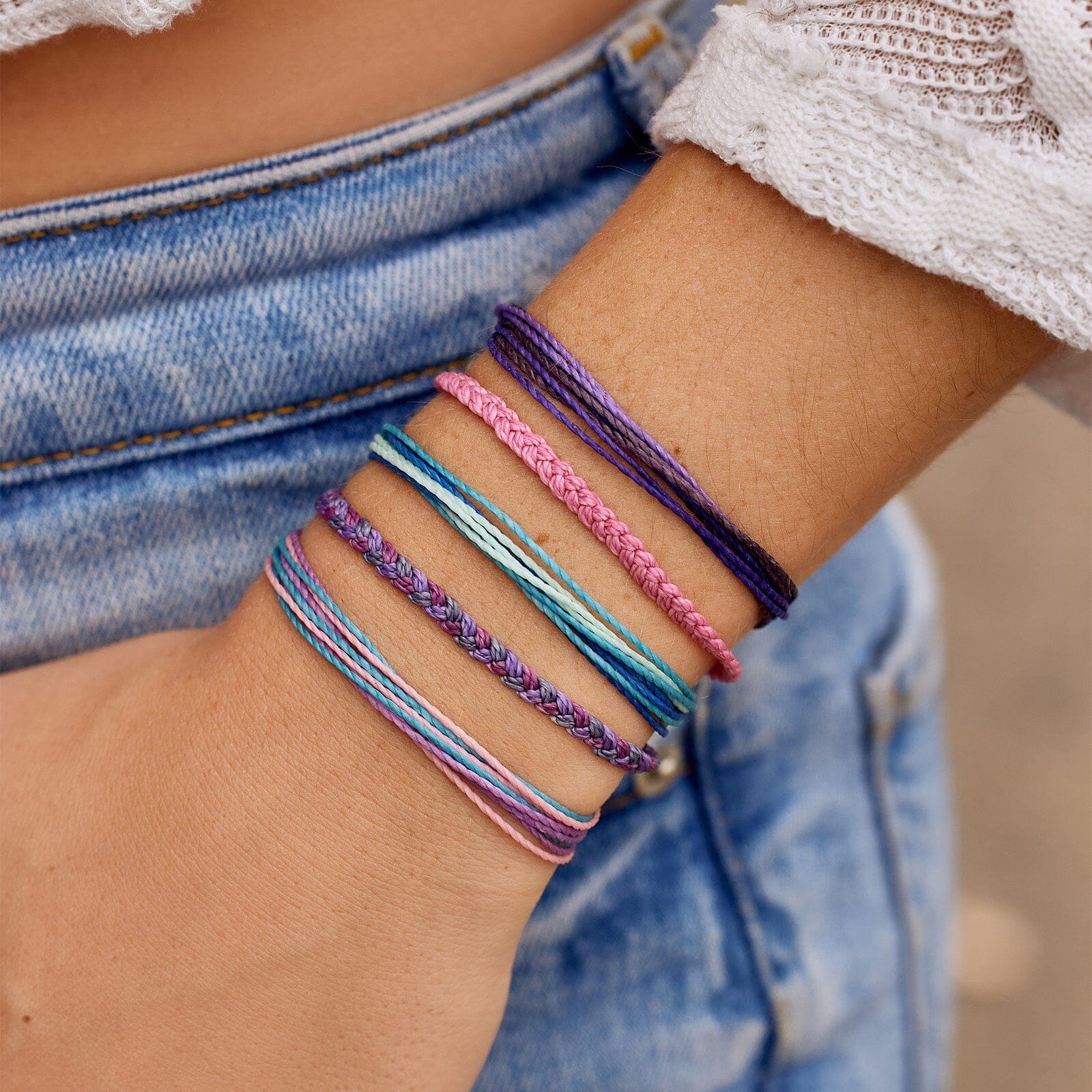 Pack de 5 Amis Coucher de soleil violet