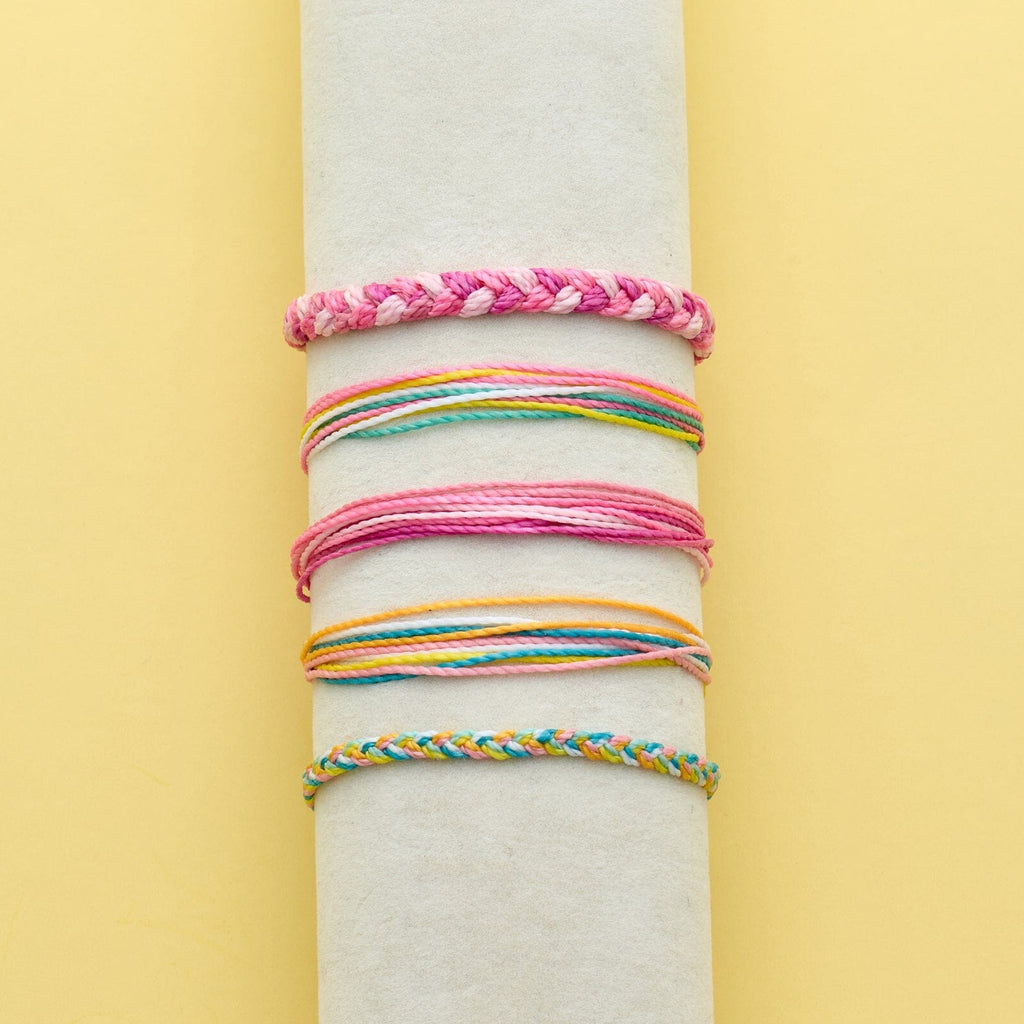 Lot de 5 Bracelets d'Amitié Sherbert Dreams