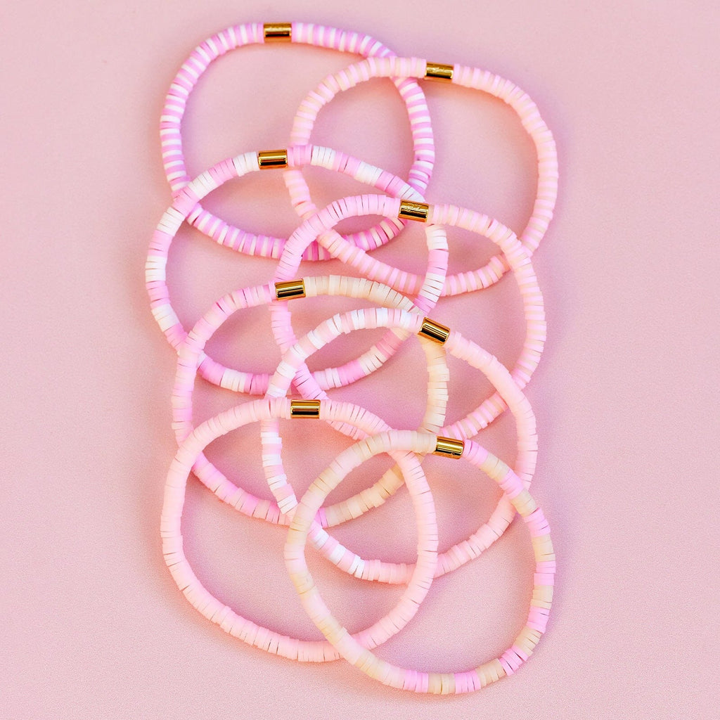 Lot de 8 bracelets extensibles pour la Journée internationale des femmes