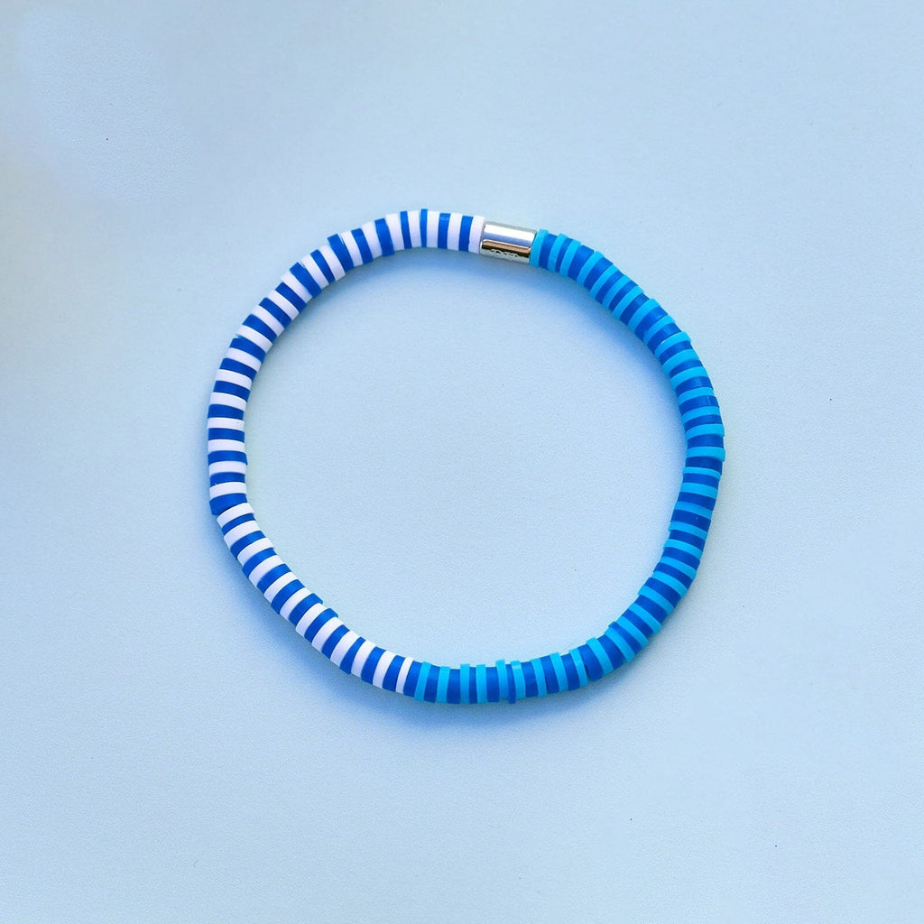 Bracelet extensible marine bleuet