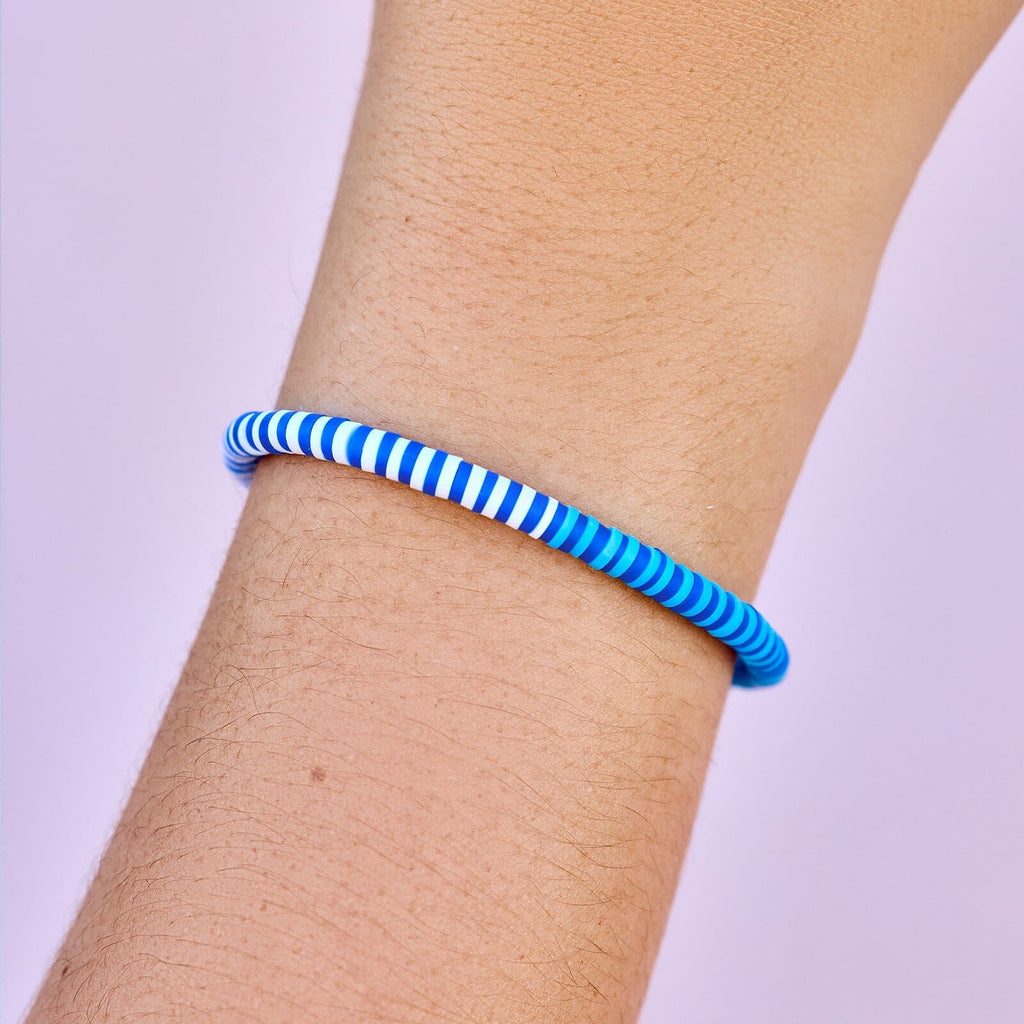 Bracelet extensible marine bleuet