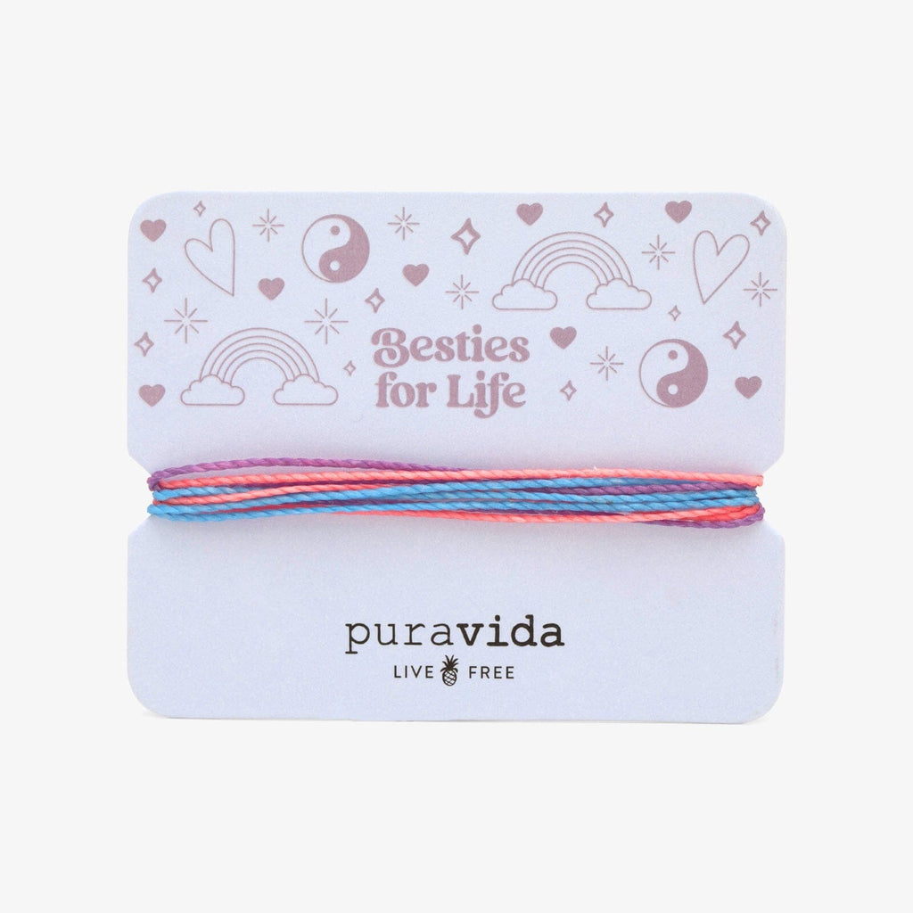 Carte bracelet Meilleures amies pour la vie