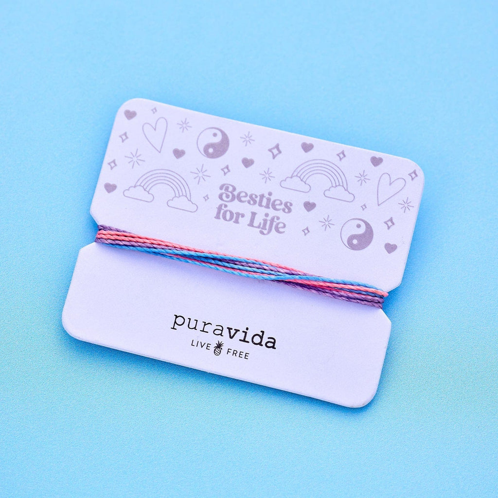 Carte bracelet Meilleures amies pour la vie