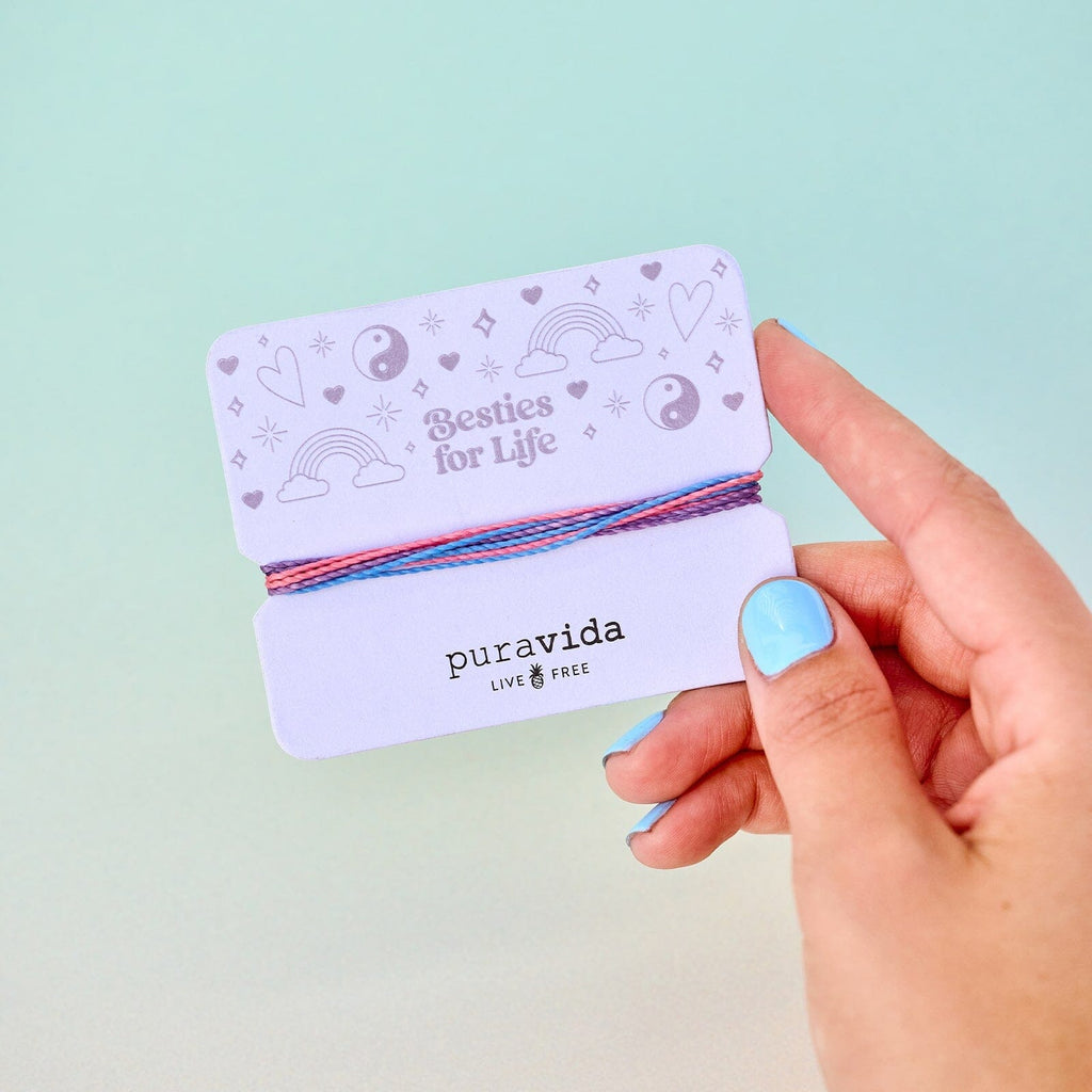 Carte bracelet Meilleures amies pour la vie