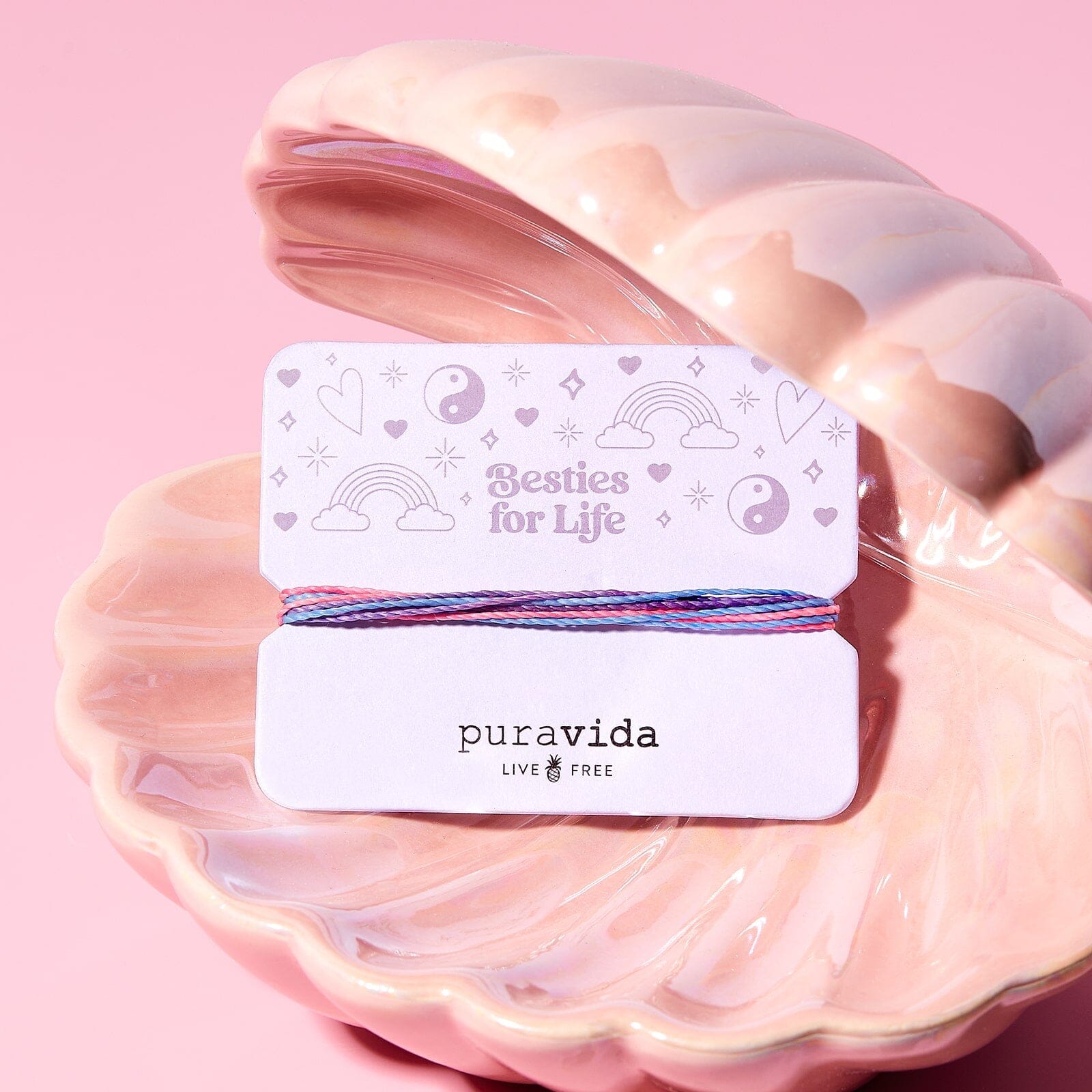 Carte bracelet Meilleures amies pour la vie