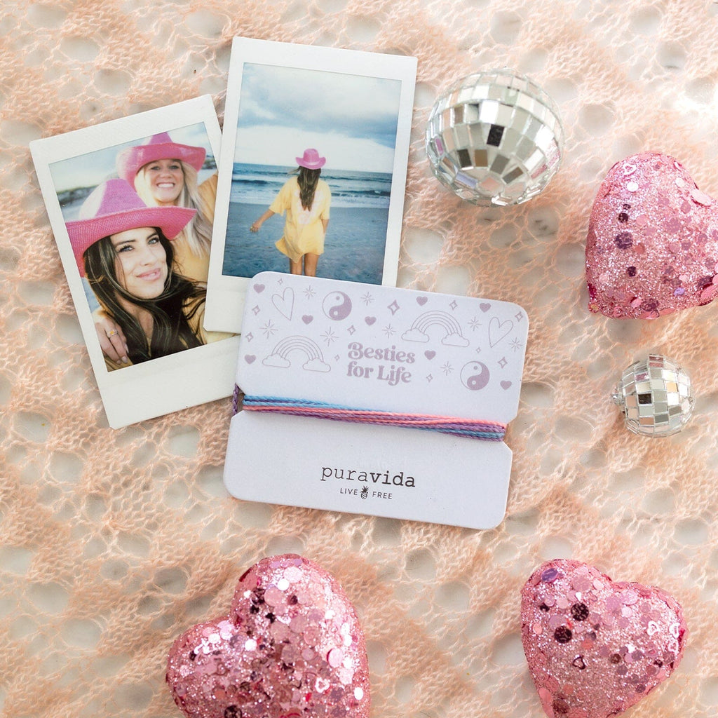Carte bracelet Meilleures amies pour la vie