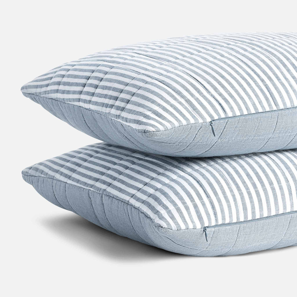 Washed European Linen Quilt Set