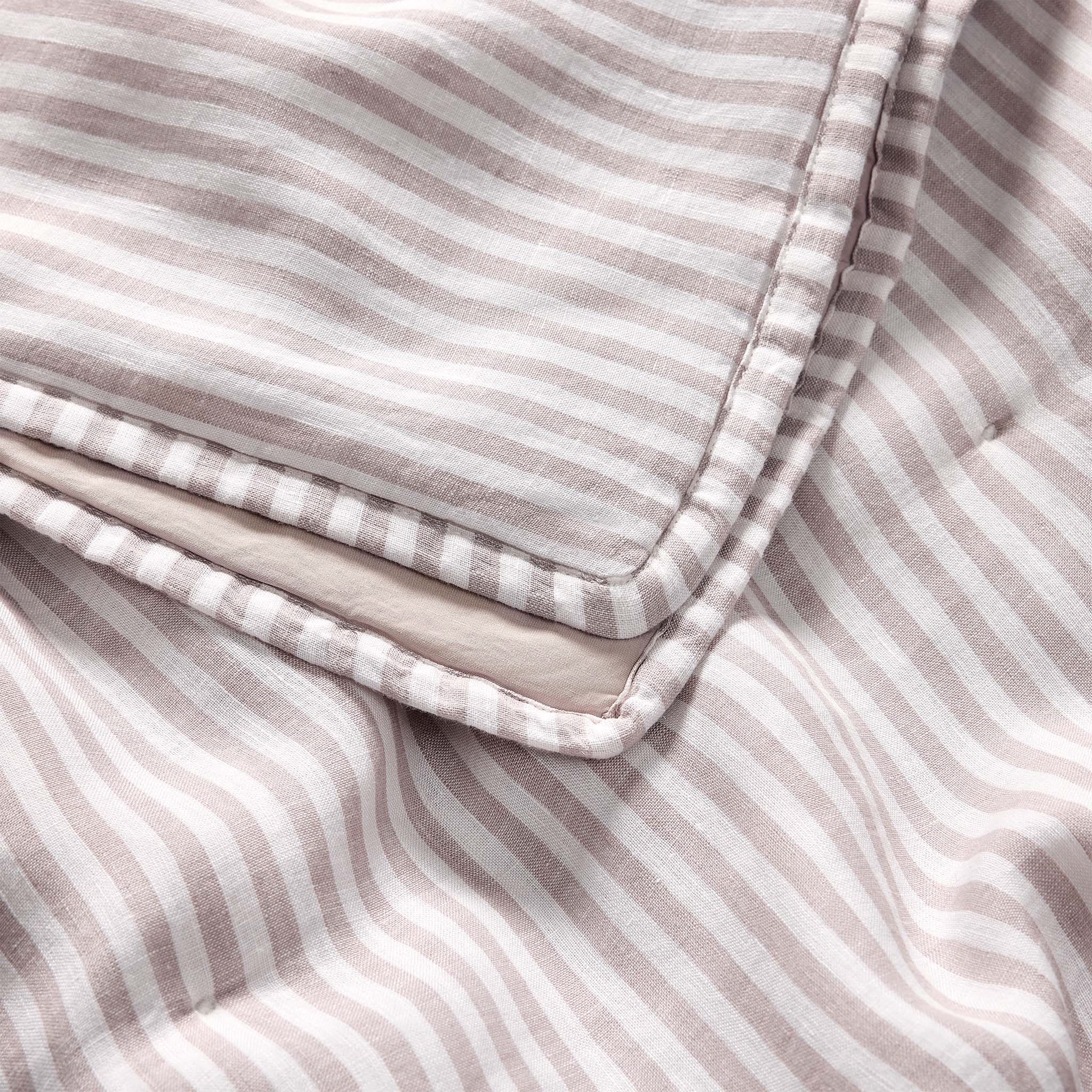 Washed European Linen Quilt Set