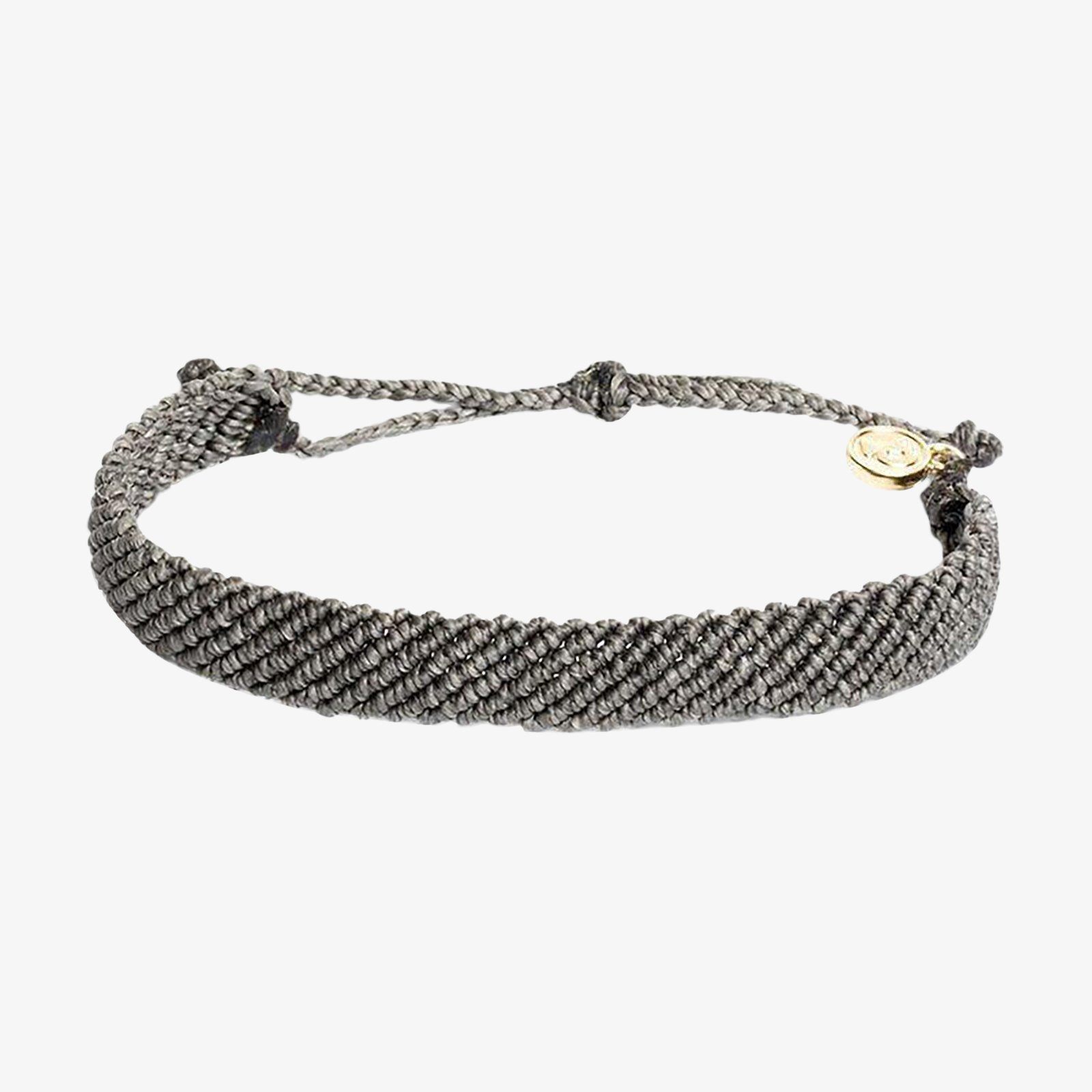 Bracelet tissé plat et large