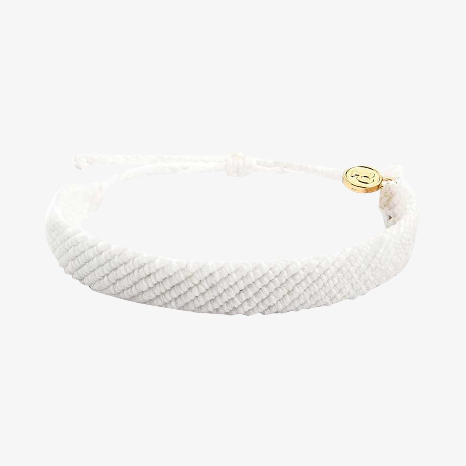 Bracelet tissé plat et large