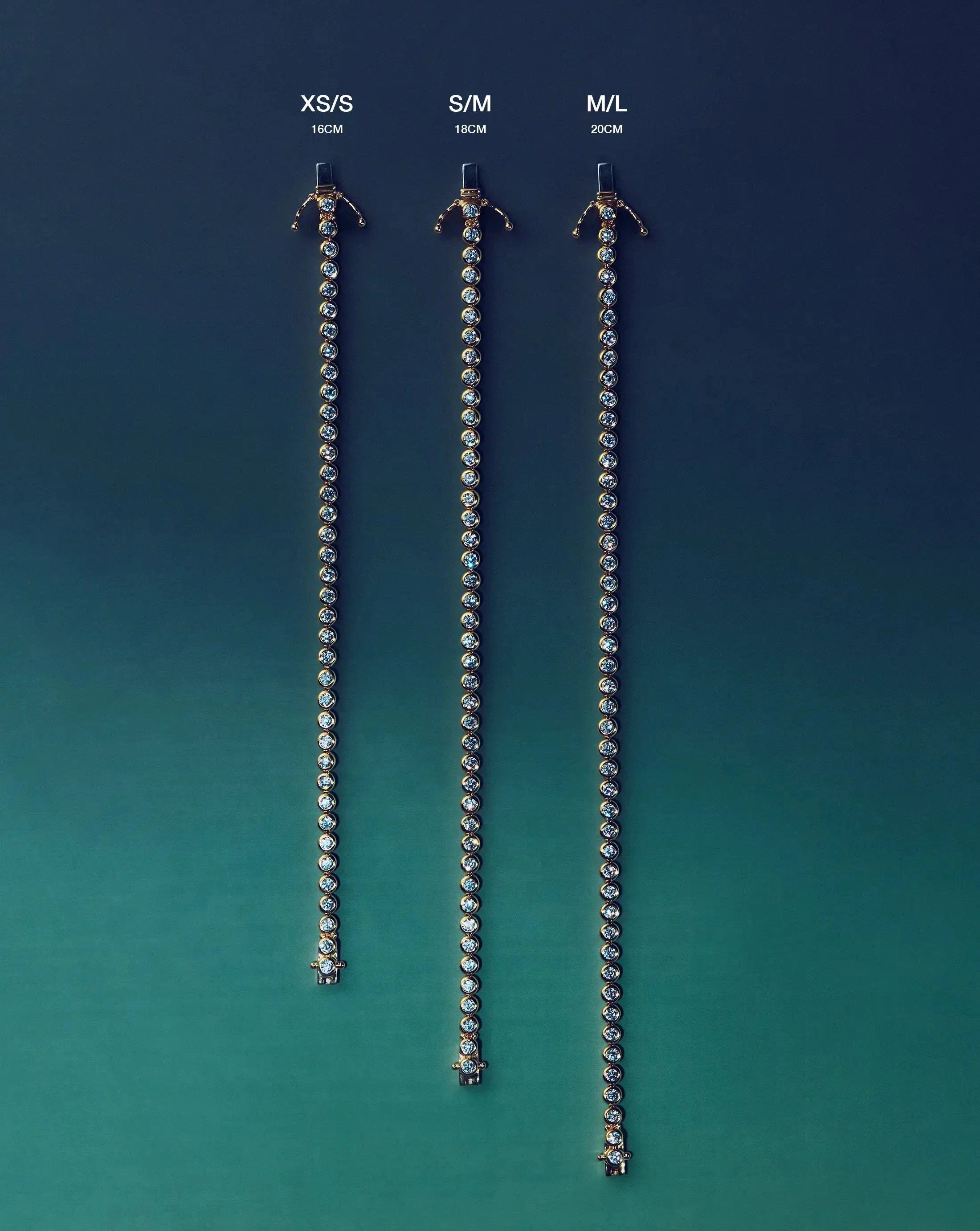 Tennis Round Bracelet | 18ct Gold Vermeil Cubic Zirconia