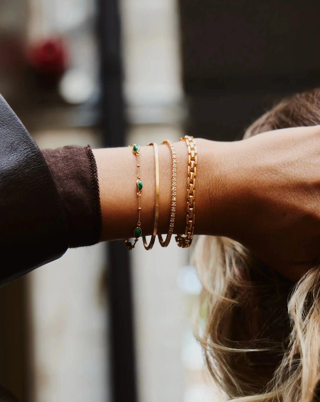 Timepiece Link Chain Bracelet | 18ct Gold Plated